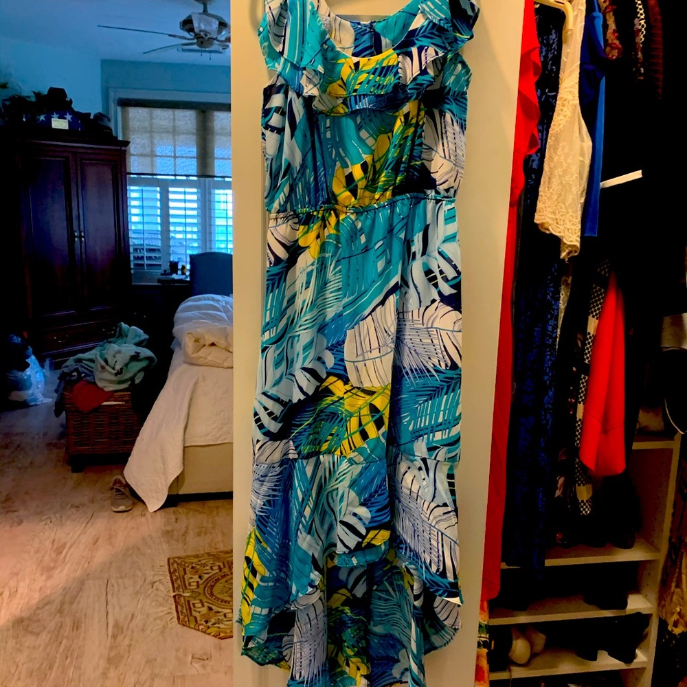 Midi multi colored dress